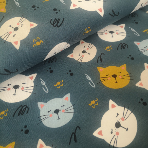 Baumwolljersey Katze