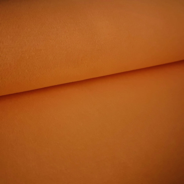 Bündchenstoff Feinstrick orange