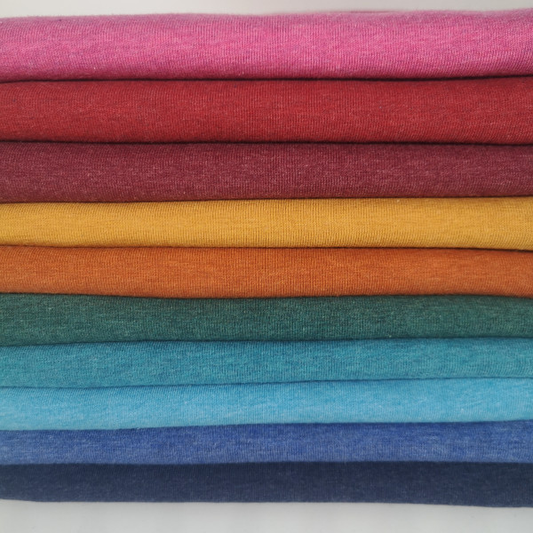 Baumwolljersey Melange Swafing in 10 Farben
