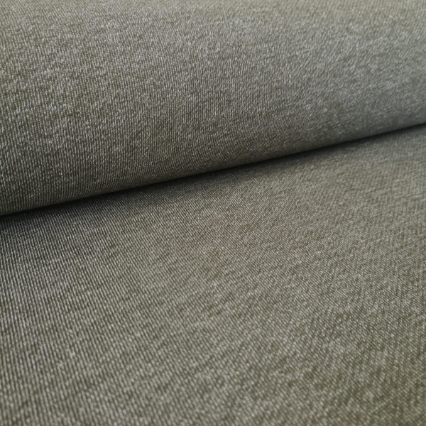 French Terry melange khaki