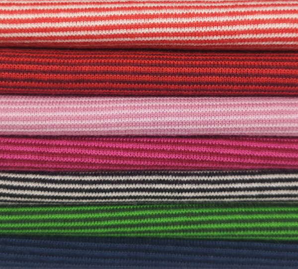 Ringelbündchen schmal in 7 Farben
