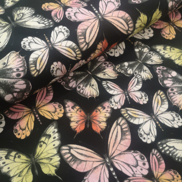 Baumwolljersey Schmetterling