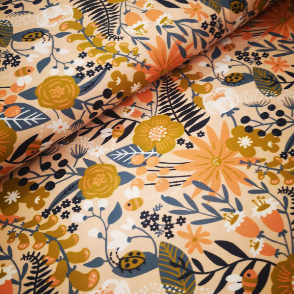 Baumwolljersey floral