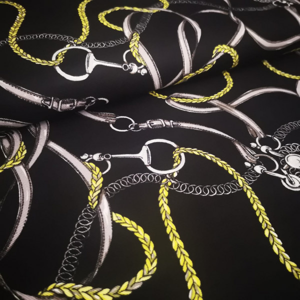 Blusenstoff Scarf-Print Milliblu´s