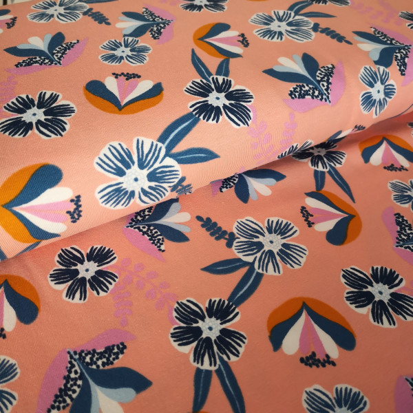 Baumwolljersey floral