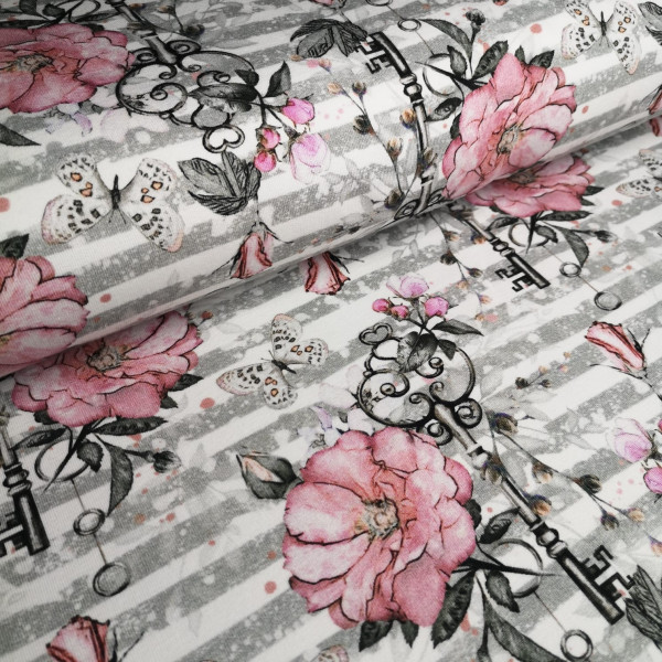 French Terry floral