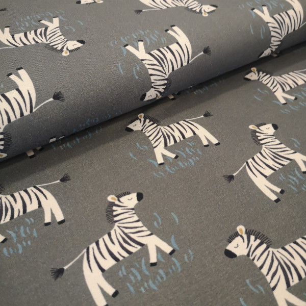 Baumwolljersey Zebra