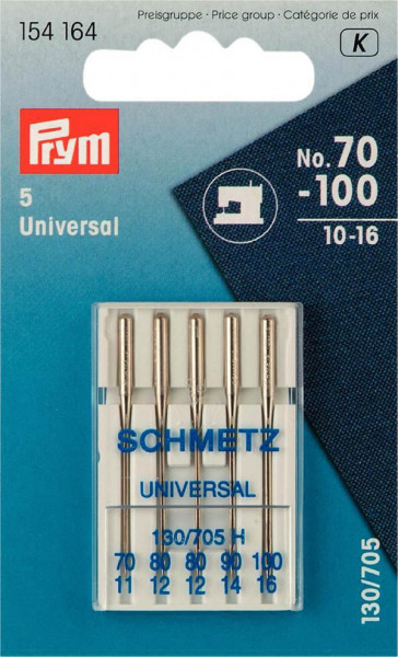 Nähmaschinennadeln 130/705 Universal, No. 70-100