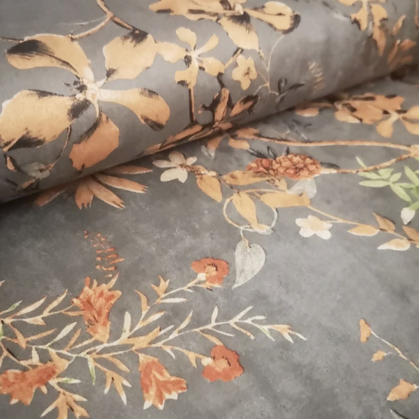 Wildlederimitat floral