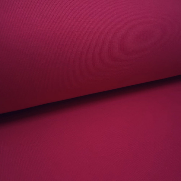Bündchenstoff Feinripp pink