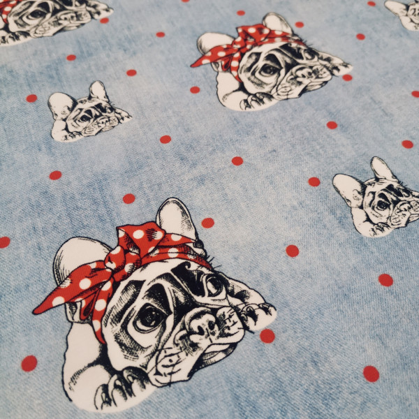 Baumwolljersey Bulldogge