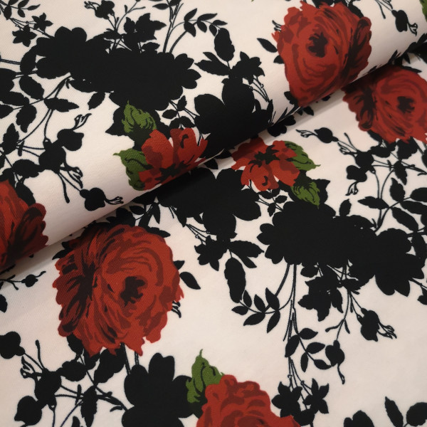 French Terry floral