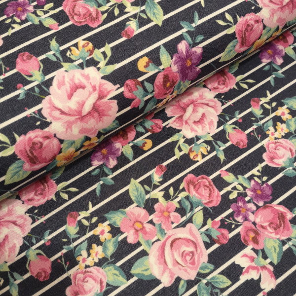 Kuschelsweat floral