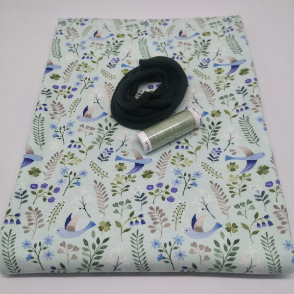 Stoffpaket Kinder "Frühling": Schwalbenshirt, Gr. 80-128