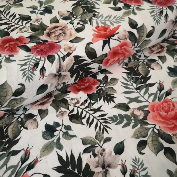 Baumwolljersey floral