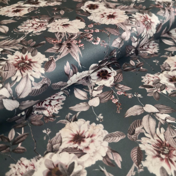 Baumwoll Satin Floral