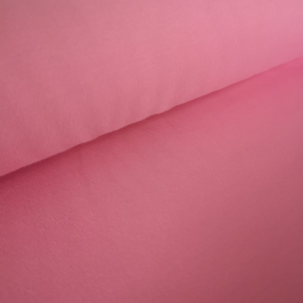 Baumwolljersey Uni rosa