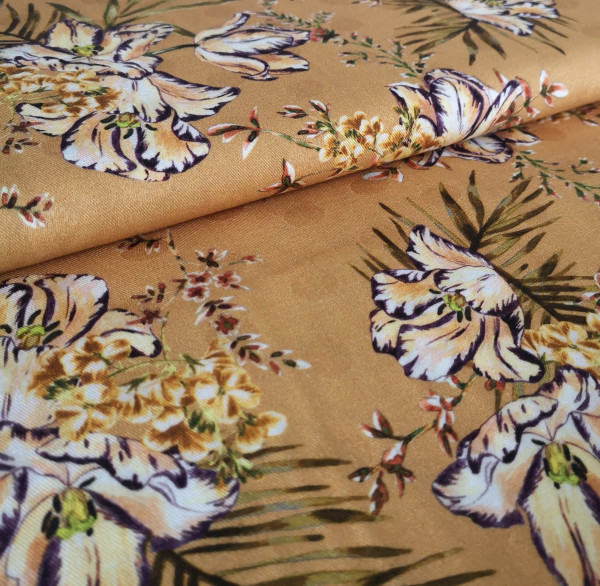 Viskose Druck floral