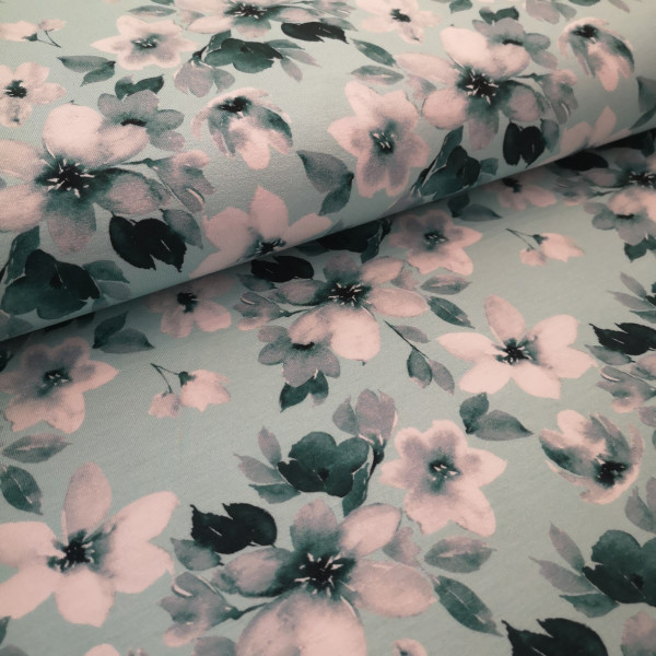 Baumwolljersey floral