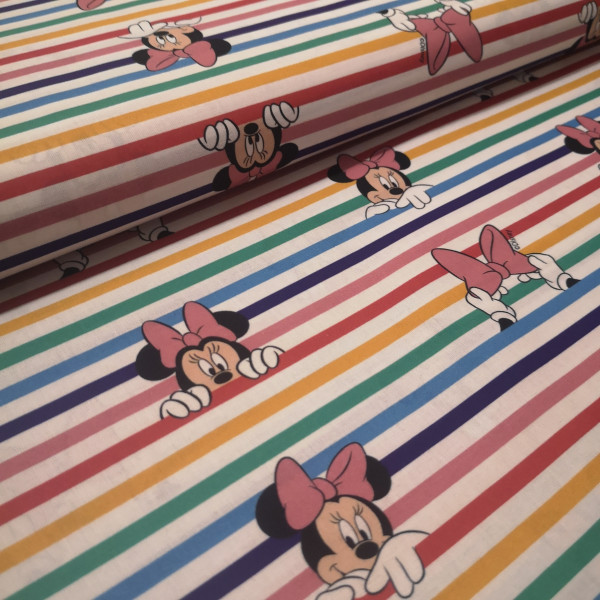 Baumwollstoff Minnie Mouse