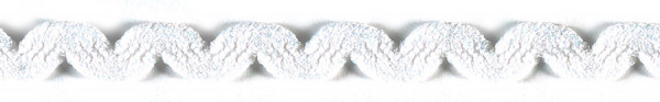 Bogenlitze elastisch 7 mm weiß