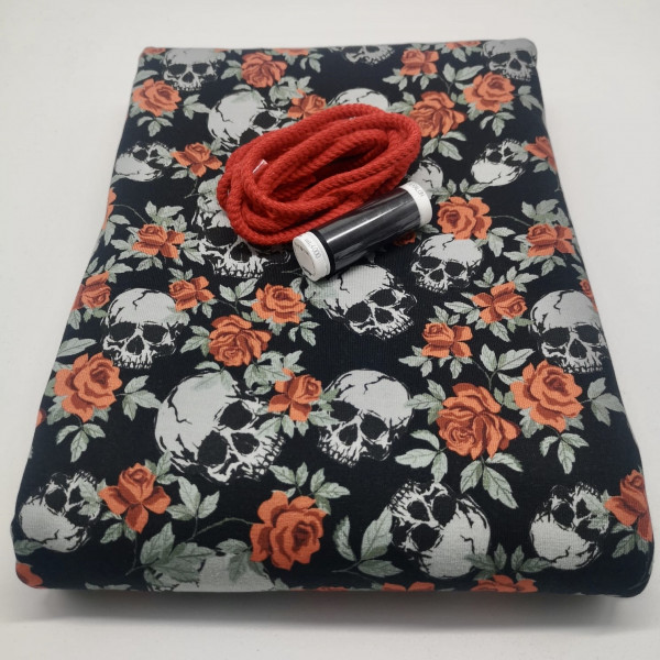 Stoffpaket Damen "Totenkopf": Schwalbenshirt, Gr. 32-48