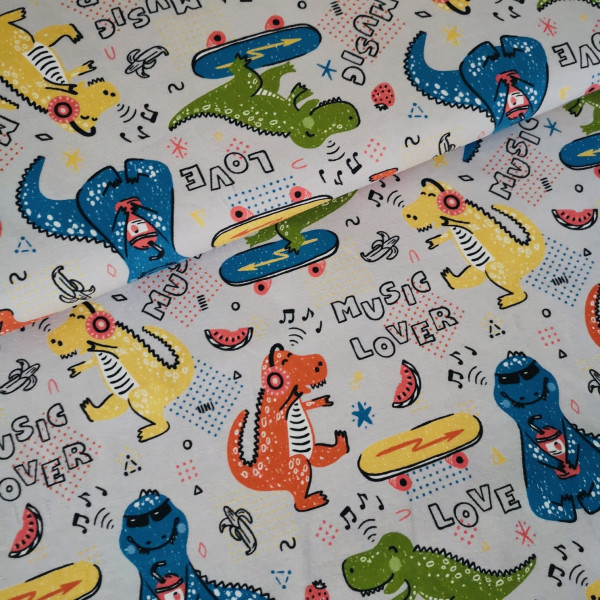 Baumwolljersey Cooler Dino