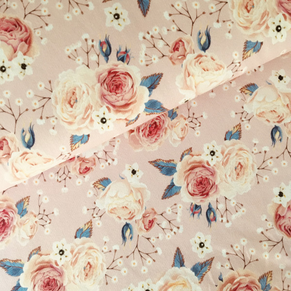 Kuschelsweat floral