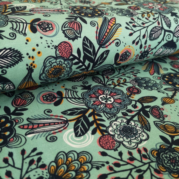 Baumwolljersey floral
