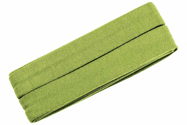 Jersey-Schrägband 20 mm grün