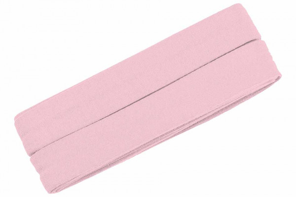 Jersey-Schrägband 20 mm rosa
