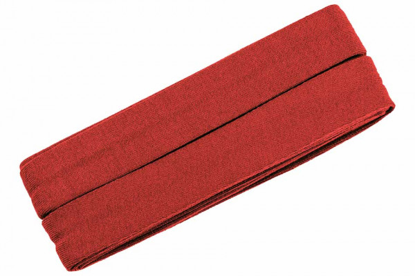 Jersey-Schrägband 20 mm rot