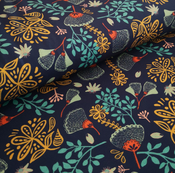 Viskosejersey floral