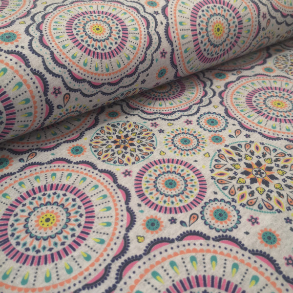 Baumwolljersey Mandala