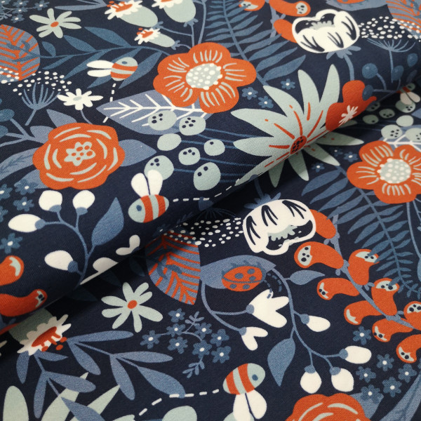 Baumwolljersey floral