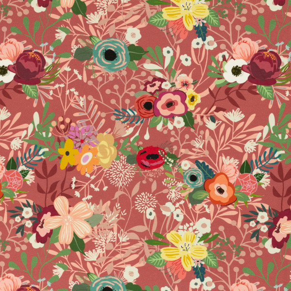 French Terry Joana Floral