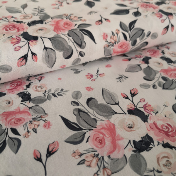 Baumwollstoff floral