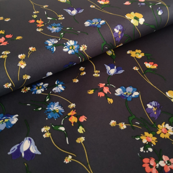 Satin Druck floral Milliblu´s