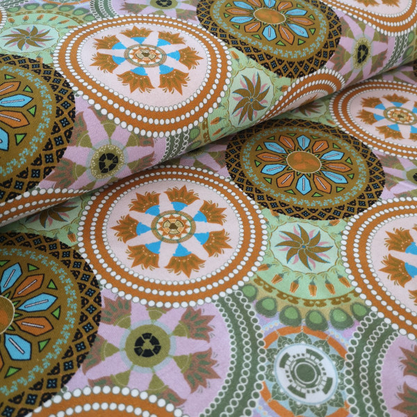 Baumwolljersey Mandala