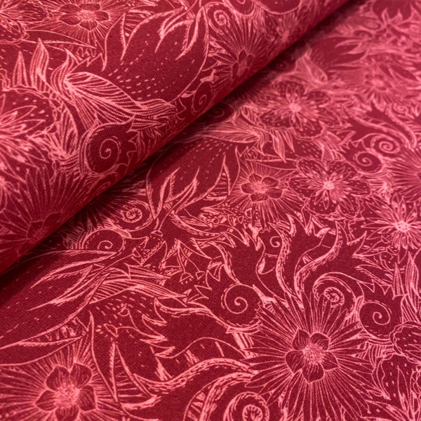French Terry floral
