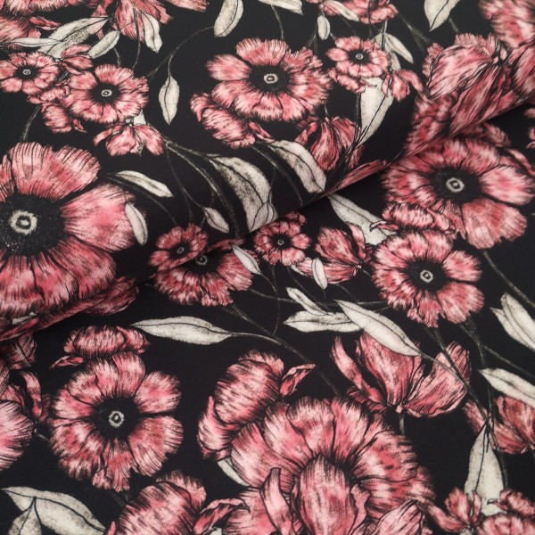 Baumwolljersey floral