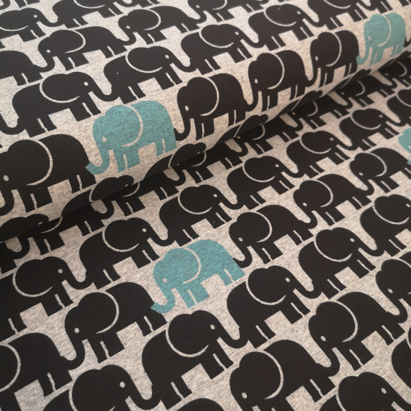Baumwolljersey Elefant